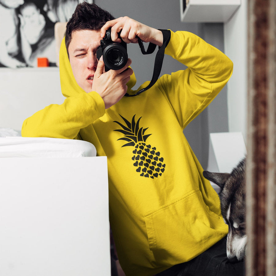 Heart of Pineapple Men's Hoodie - Happy Pineapple Co.