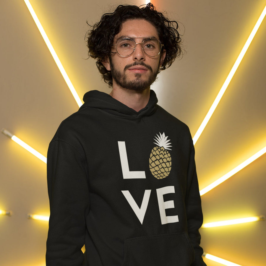 Pineapple Love Men's Hoodie - Happy Pineapple Co.