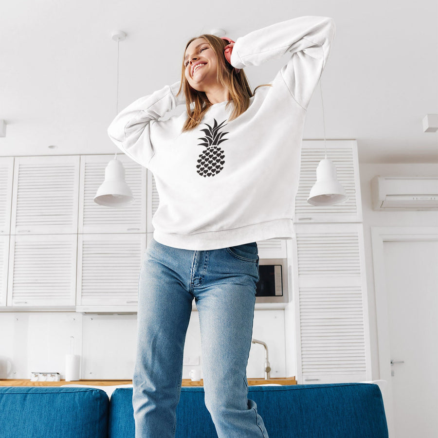 Heart of Pineapple Women's Crewneck Sweater - Happy Pineapple Co.