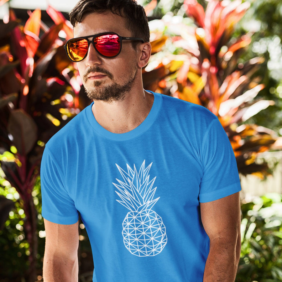 Geometric Pineapple Men's Tee - Happy Pineapple Co.