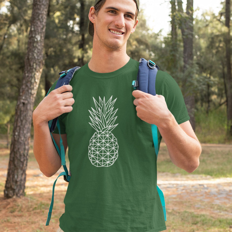 Geometric Pineapple Men's Tee - Happy Pineapple Co.