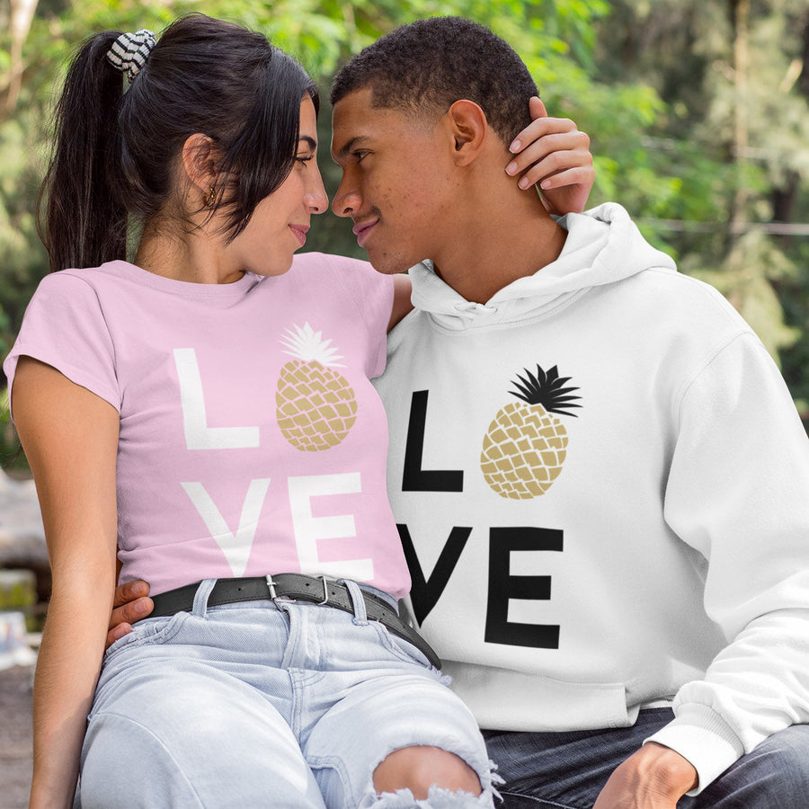 Pineapple Love Men's Hoodie - Happy Pineapple Co.