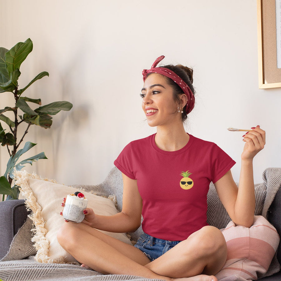 Happy Pineapple Women's Tee 2.0 (Original Logo) - Happy Pineapple Co.