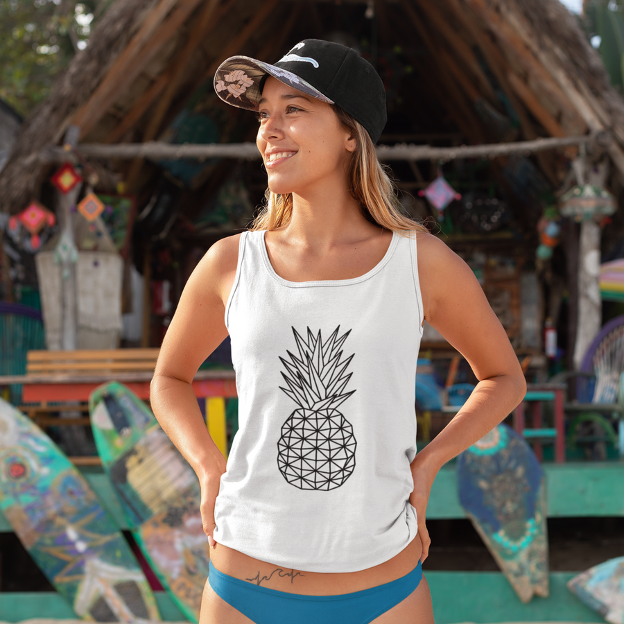 Geometric Pineapple Women's Tank - Happy Pineapple Co.