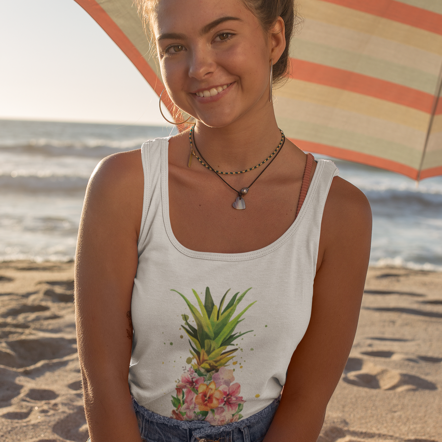 Pineapple Bouquet Women's Tank - Happy Pineapple Co.