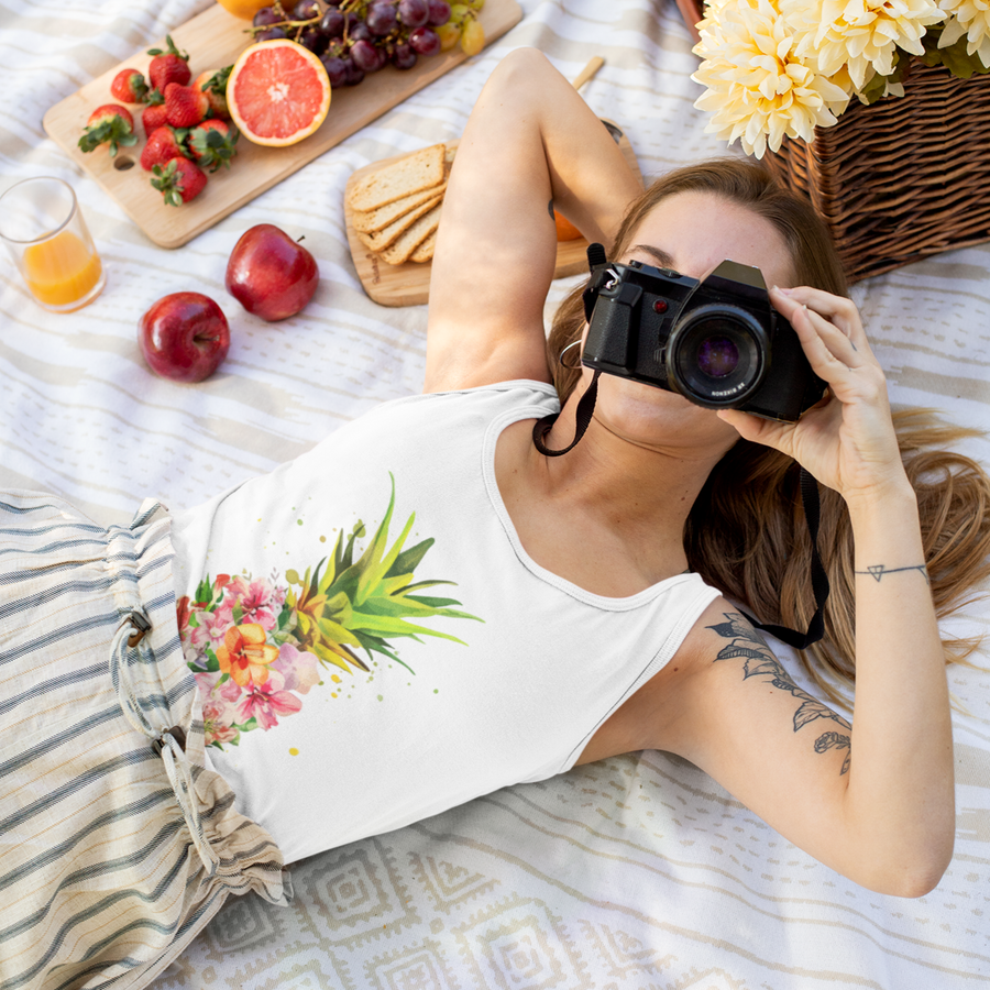 Pineapple Bouquet Women's Tank - Happy Pineapple Co.