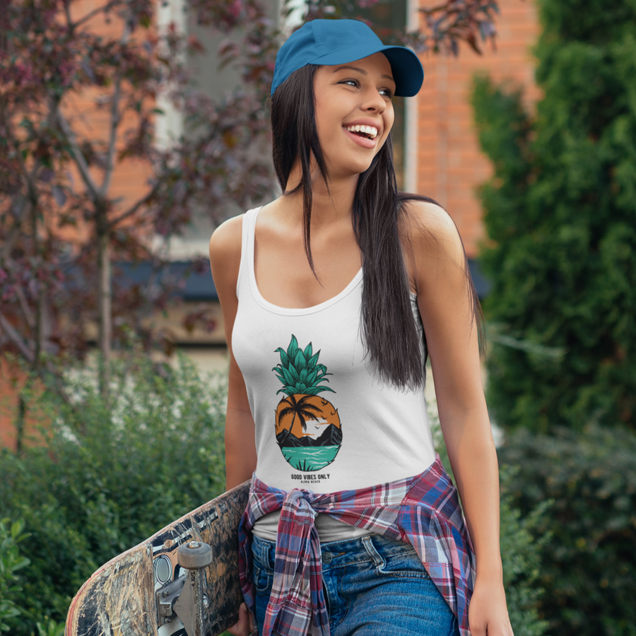 Aloha Beach Women's Tank - Happy Pineapple Co.