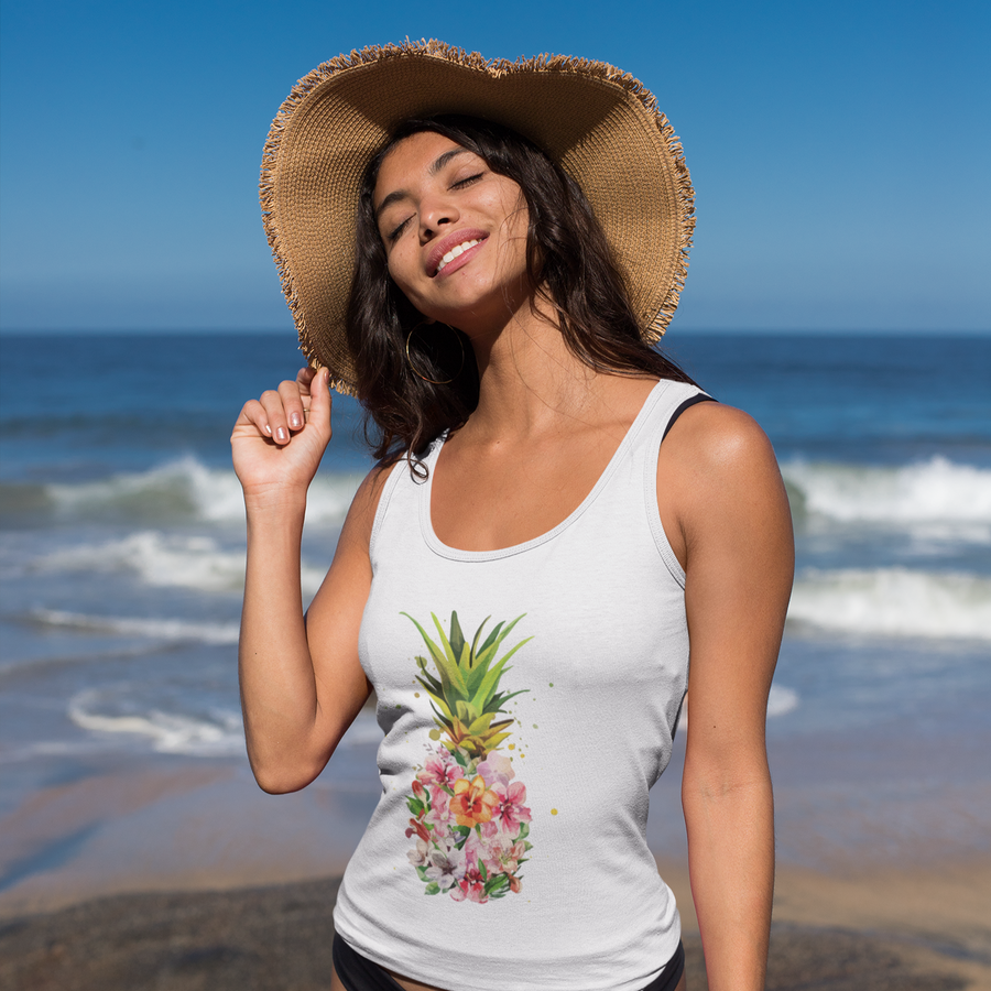 Pineapple Bouquet Women's Tank - Happy Pineapple Co.