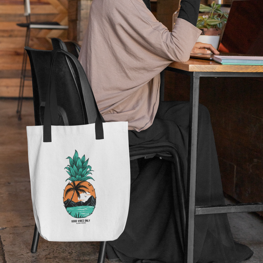 Aloha Beach Tote Bag - Happy Pineapple Co.